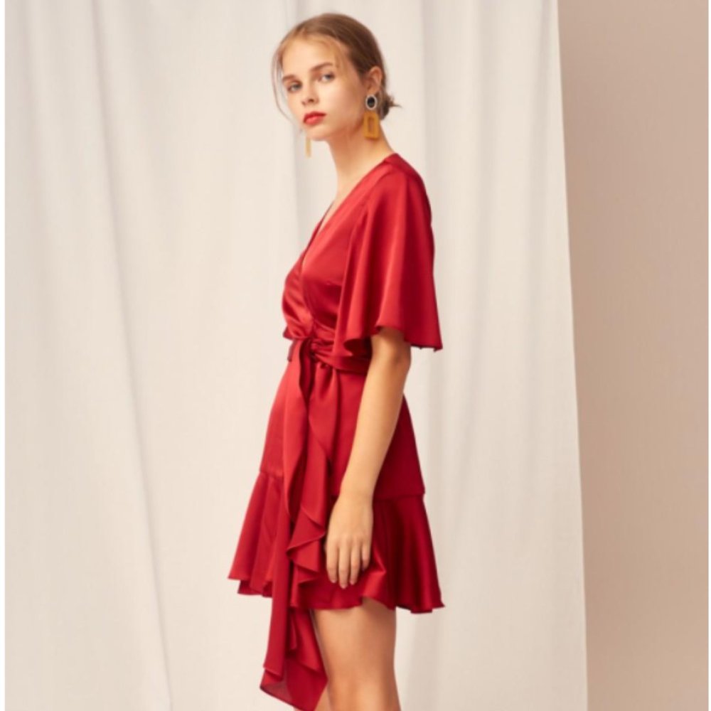 KEEPSAKE Breathe Mini Dress In Red